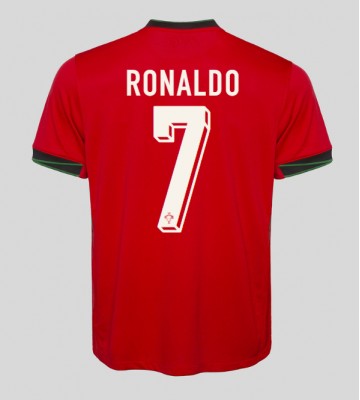 Portugal Cristiano Ronaldo #7 Hjemmebanetrøje EM 2024 Kort ærmer